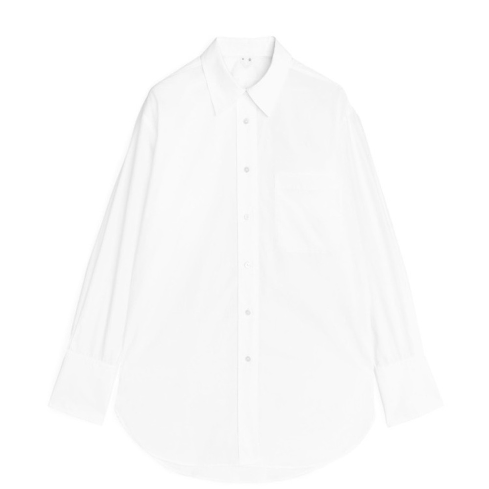 Arket oversized white shirt